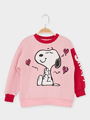 Snoopy Lisanslı Çocuk Sweatshirt 21647