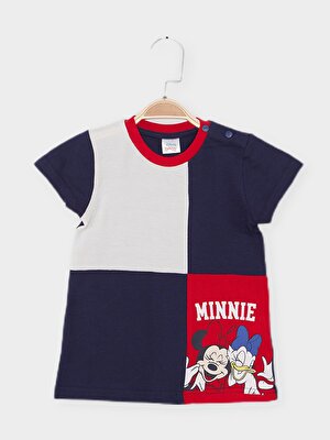 Minnie Mouse Lisanslı Kız Bebek Elbise 22048