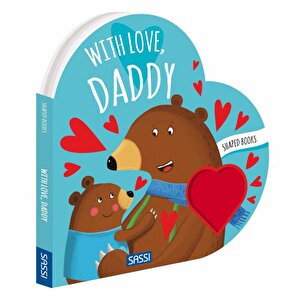 Shaped Books - With Love Daddy