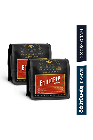 Ethiopia Guji 2x250 Gram Öğütülmüş Filtre Kahve