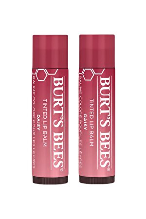 Renkli Dudak Bakım Kremi Mercan Çiçeği - Tinted Lip Balm Daisy 4,25 Gr X2 Adet