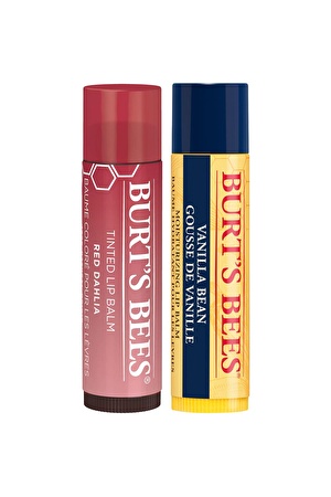 Renkli Dudak Bakım Kremi Vişne - Tinted Lip Balm Red Dahlia+Vanilla Lip Balm