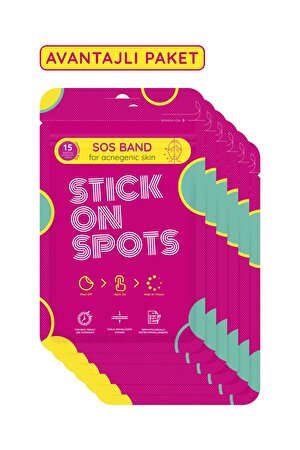 Sos Band - 15 Adet Sivilce/Akne Patch x6 Sos Bant