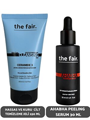 the fair. Yağlı Akneye Yatkın Cilt Temizleme Jeli 150 ml ve Ahabha Peeling Serum 30 ml 