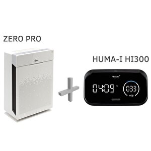 Winix Zero Pro Hava Temizleyici ve HUMAI HI300 Hava Kalitesi Ölçüm Cihazı Paketi