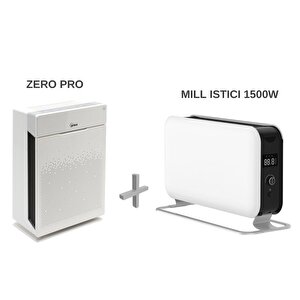 Winix Zero Pro Hava Temizle Cihazı ve Mill Portatif Akıllı Isıtıcı 1500W-Wifi Bağlantılı