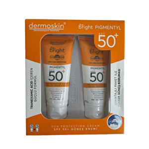 Dermoskin Pigmentyl Sun Protection SPF50+ Cream 75ml | İkili Paket