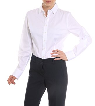 XL Beyaz Cotton Bar Gömlek 5000025141004 Kadın Giyim & Bluz