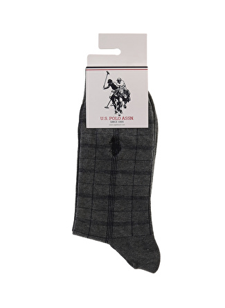 U.S. Polo Assn. Gri Erkek Çorap