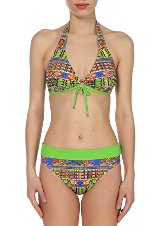 42 Çok Renkli Zeki Sea Bikini Takım 5002422387003 Kadın Plaj Modası Giyim