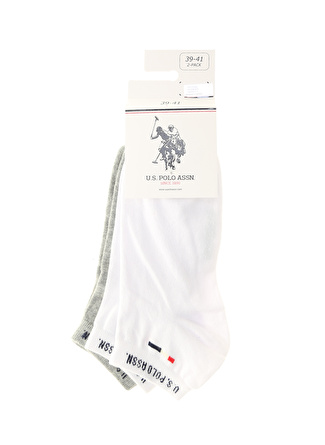 U.S. Polo Assn. Beyaz Erkek Çorap