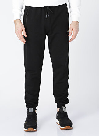 National Geographic Düz Siyah Erkek Sweatpant_1