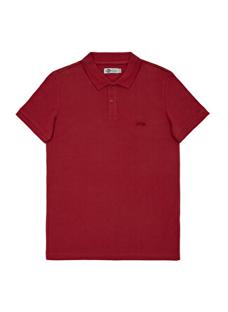 Lee Cooper Düz Kırmızı Erkek Polo T-Shirt 212 LCM 242044 TWINS KIRMIZI POLO