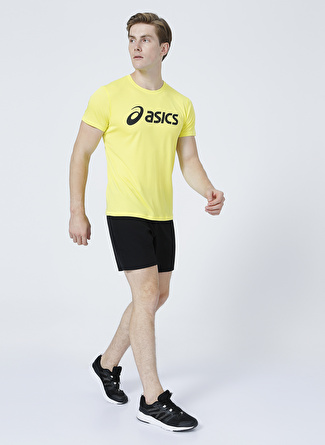 Asics 2011C335-001 CORE 2-N-1 7IN SHORT Siyah Erkek   Lastikli Bel Normal Kalıp