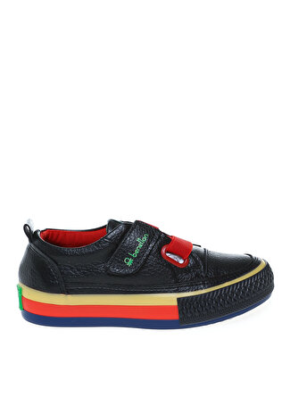 Benetton BN-30441 Siyah - Kırmızı Erkek Çocuk Yürüyüş Ayakkabısı