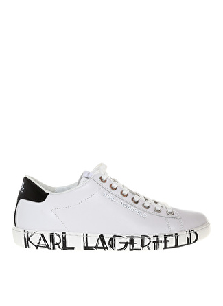 KARL LAGERFELD Beyaz Kadın Sneaker KUPSOLE II Art Deco Lo Lace