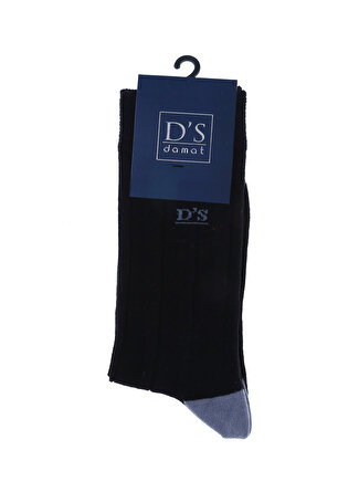 D's Damat Siyah Erkek Desenli Çorap