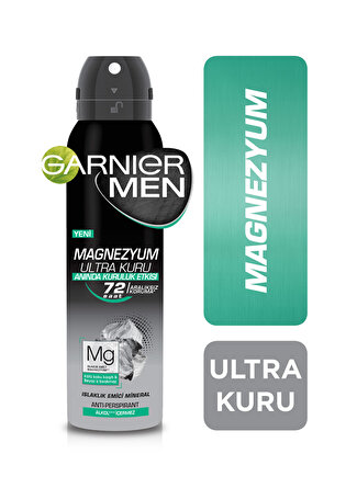 Garnier Men Deo Spray 150 Ml Magnezyum