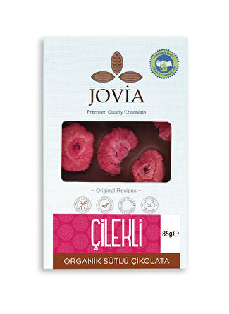 Jovia Organik Sütlü Çikolata-Çilekli Boyner