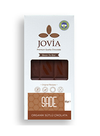 Jovia Organik Sütlü Çikolata-Sade_0
