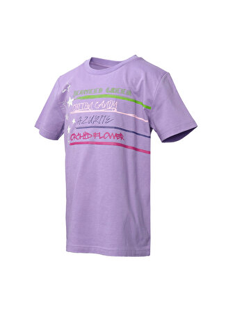 Hummel FARVER T-SHIRT S/S Mor Kız Çocuk T-Shirt 911500-2102