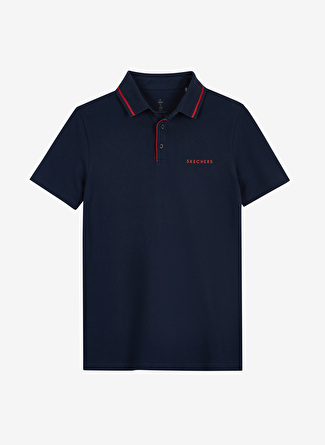 Skechers Normal Kalıp Düz Lacivert Erkek Polo T-Shirt - S212224-410 Polo M Short Sleeve