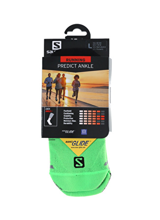 Salomon Lc1782100 Predıct Ankle Füme Standart Fit Unisex Çorap