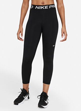 Nike Normal Bel Tights Fit Düz Siyah Kadın Tayt - CZ9803-013 Nike Pro 365