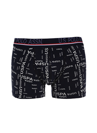 U.S. Polo Assn. Lacivert Erkek Boxer - TEKLİ BOXER