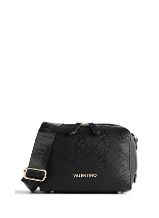 Valentino Siyah Kadın 9x19,5x14,5 cm Çapraz Çanta VBS52901G001