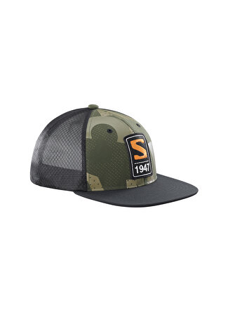 Salomon Siyah Unisex Şapka LC1680500 TRUCKER FLAT CAP