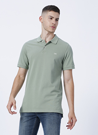 Lee Yeşil Erkek Polo T-Shirt L65CQSUA_ Polo T-Shirt