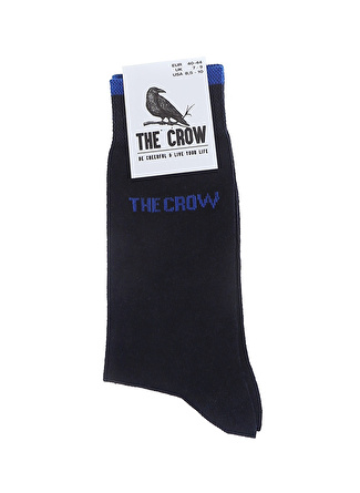 The Crow Spartacus Lacivert Unisex Soket Çorap