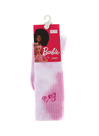 Barbie Pembe Kız Çocuk Soket Çorap BARBIE2201