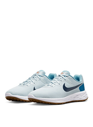 Nike Gri - Mavi Erkek Koşu Ayakkabısı DD8475-009 NIKE REVOLUTION 6 NN 4E
