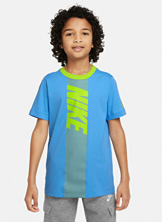 Nike Mavi Erkek Çocuk T-Shirt