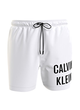 Calvin Klein Beyaz Erkek Şort Mayo KM0KM00701 YCD