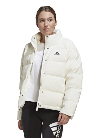 Adidas Beyaz Kadın Düz Şişme Mont HG6281 W HELIONIC RLX