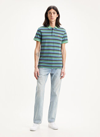 Levi's Çizgili Lacivert Erkek Polo T-Shirt 35883-0065MT-GRAPHIC TEES
