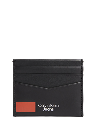 Calvin Klein Siyah Erkek Kartlık TAPED CARDCASE 6CC