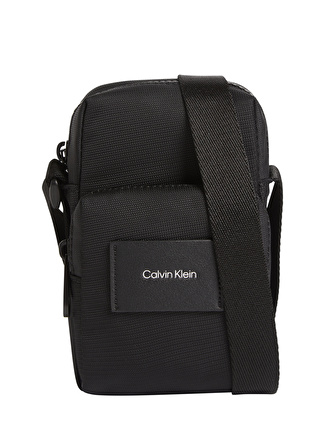 Calvin Klein Polyester Siyah Erkek Postacı Çantası CK MUST T REPORTER XS W/PCKT