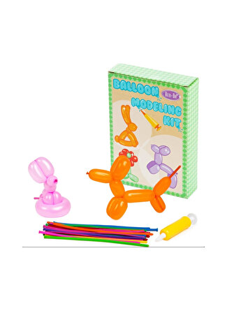 Junoo Çok Renkli Oyuncak Ev Eşyaları Balloon Set Figür Balon Seti