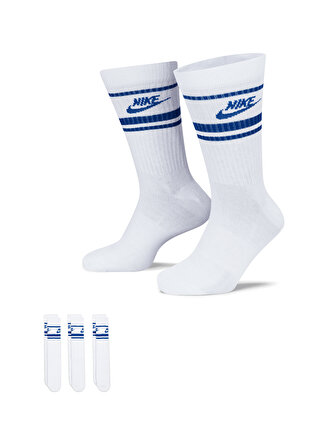 Nike Beyaz Unisex Çorap DX5089 105 U NK NSW EVERYDAY ESSENT