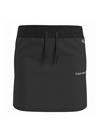 Calvin Klein Lastikli Bel Normal Siyah Kız Çocuk Etek IG0IG01575