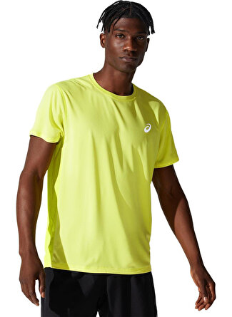 Asics Bisiklet Yaka Sarı Erkek T-Shirt 2011C341-750 CORE SS TOP
