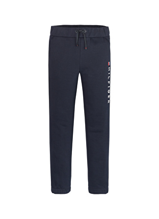 Tommy Hilfiger Dar Paça Mavi Erkek Çocuk Eşofman Altı U TOMMY LOGO SWEATPANTS