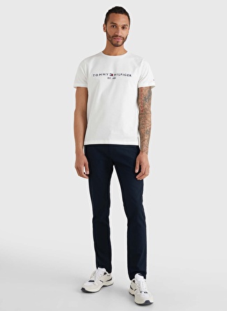 Tommy Hilfiger Beyaz Erkek T-Shirt