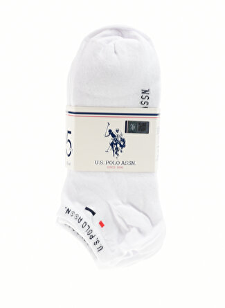 U.S Polo Assn. Beyaz Erkek Çorap JAMES-SK22-5.VR013