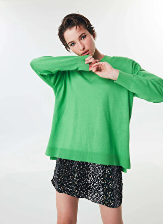 Twist Yeşil Kadın Bluz