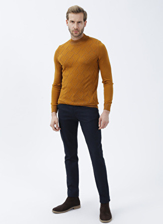 Pierre Cardin Normal Bel Normal Paça Slim Fit Lacivert Erkek Pantolon BLANCY